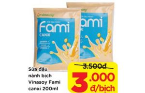 Sữa đậu nành bịch Vinasoy