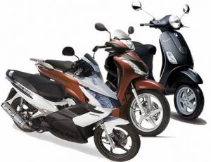 Cho thuê xe gắn máy giá rẻ tại TPHCM