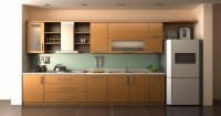 Tủ bếp gỗ công nghiệp laminate